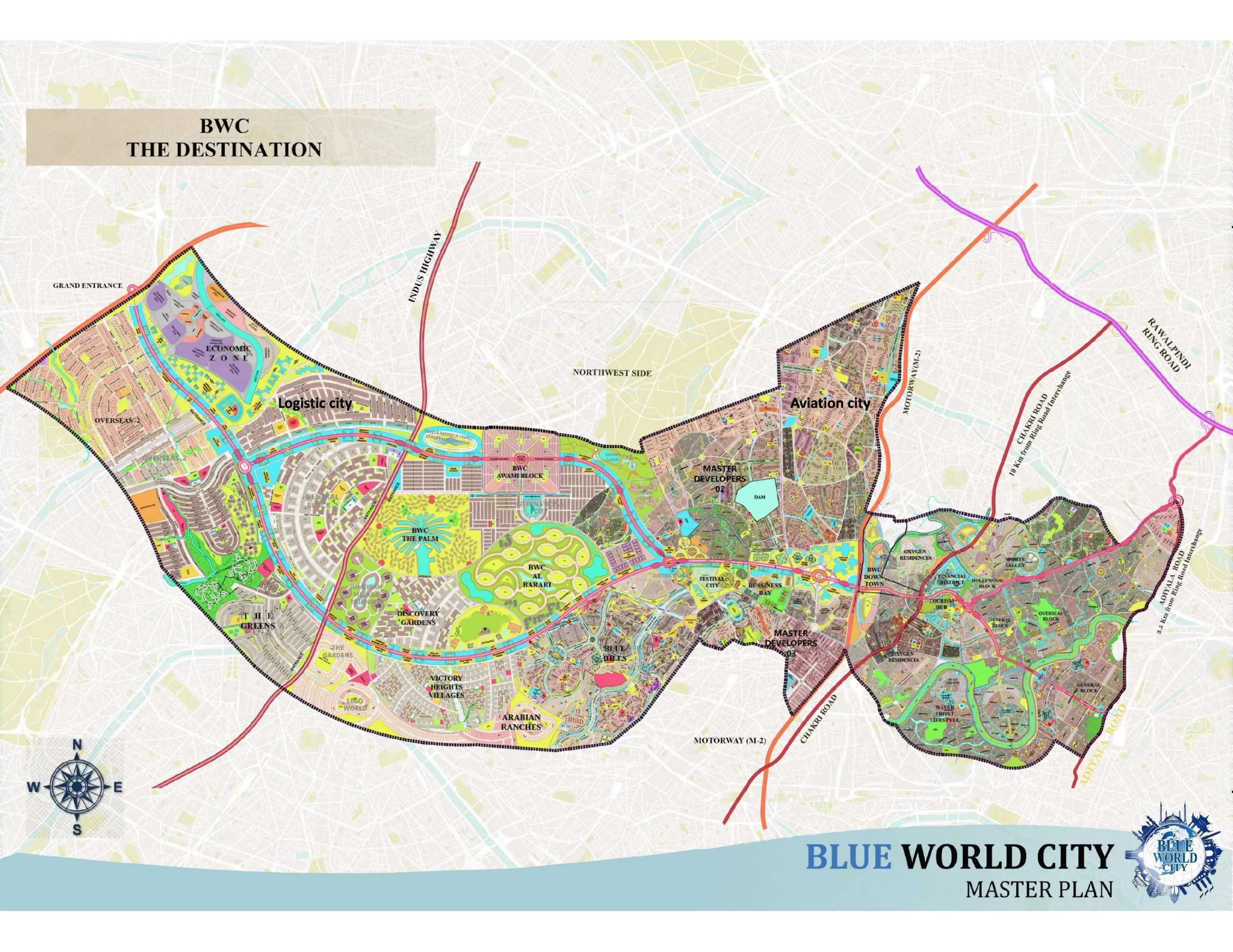 Blue world city islamabad master plan