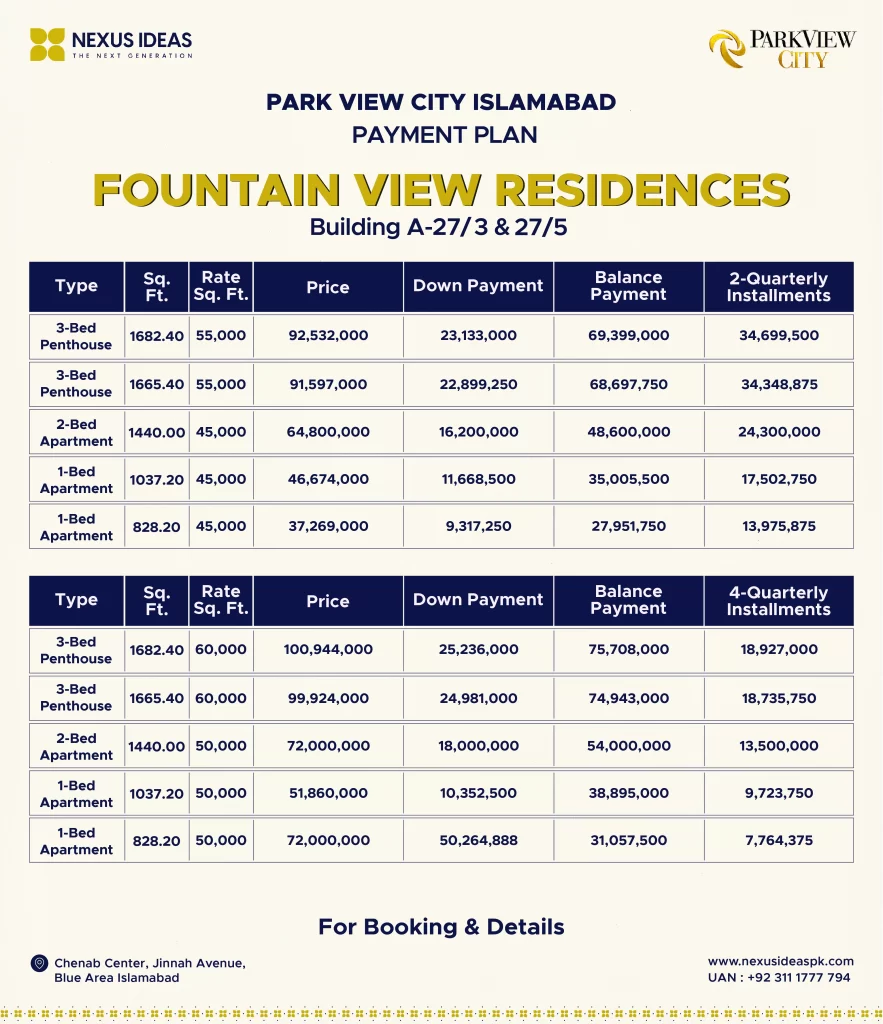 Fountain View Residencies Building A-27-3 A27-5
