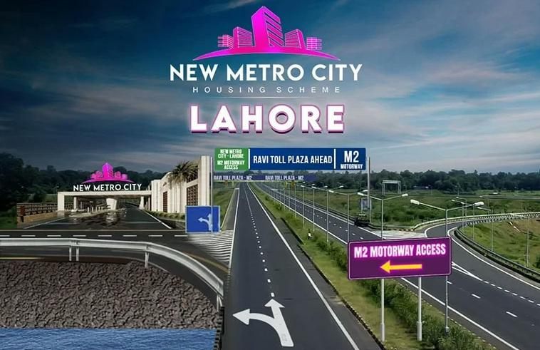 New Metro City Lahore Map