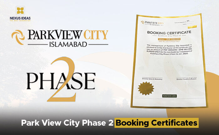 Park View City Phase 2 Booking Certificates