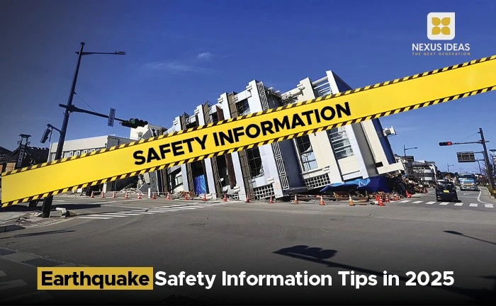 Earthquake safety information tips