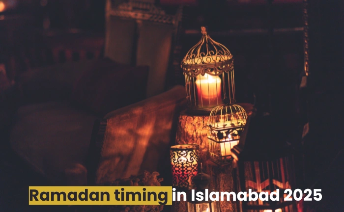 Ramadan timing in Islamabad