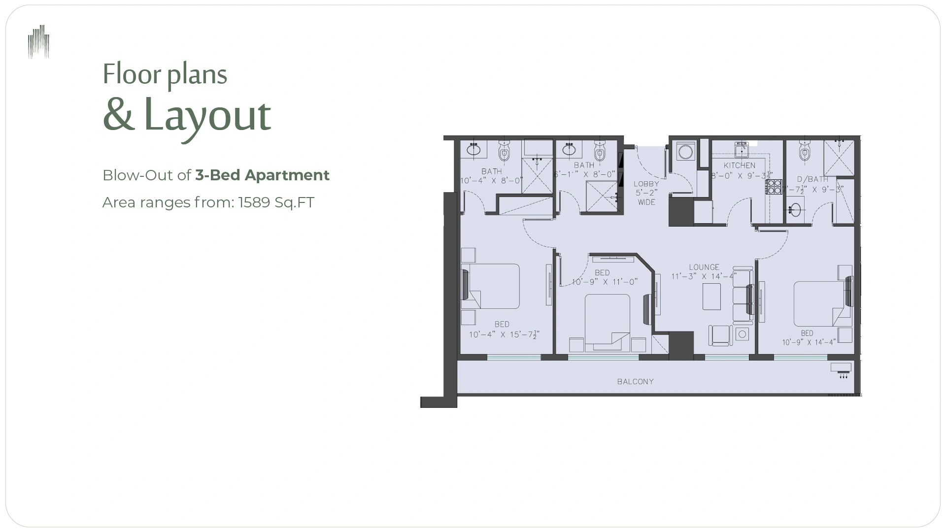 3 Bed Apartment