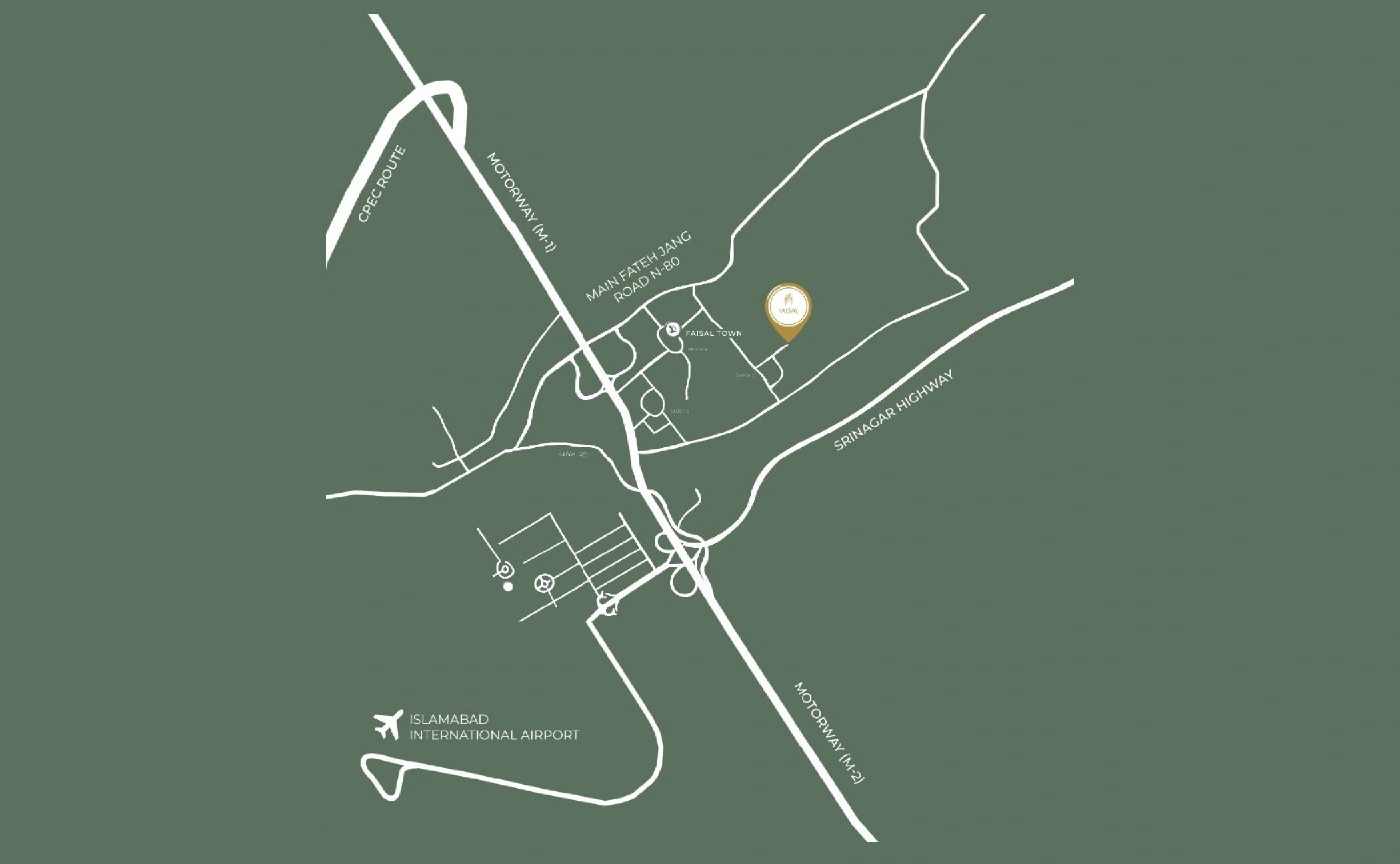Faisal Heights Islamabad Location